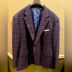 DXL Oak Hill Plaid Blue Sportscoat